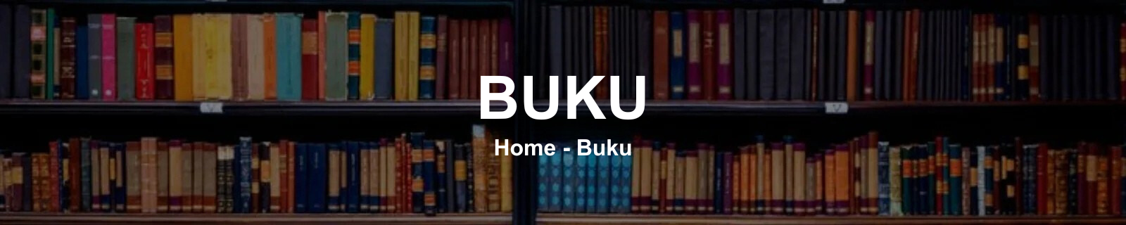 Buku-Web Home Buku